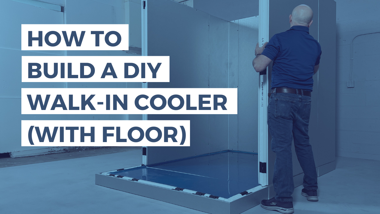 Walk in best sale cooler floor thickness